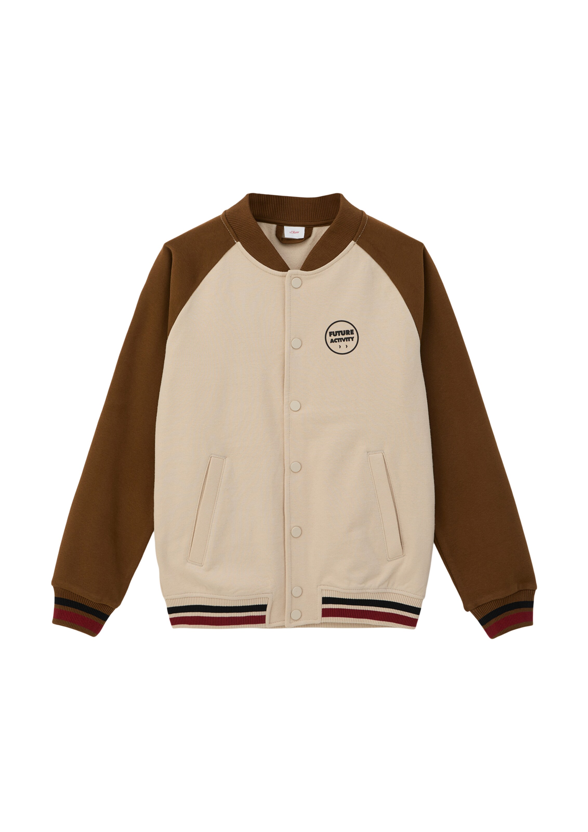 Veste mi-saison s.Oliver en beige : devant