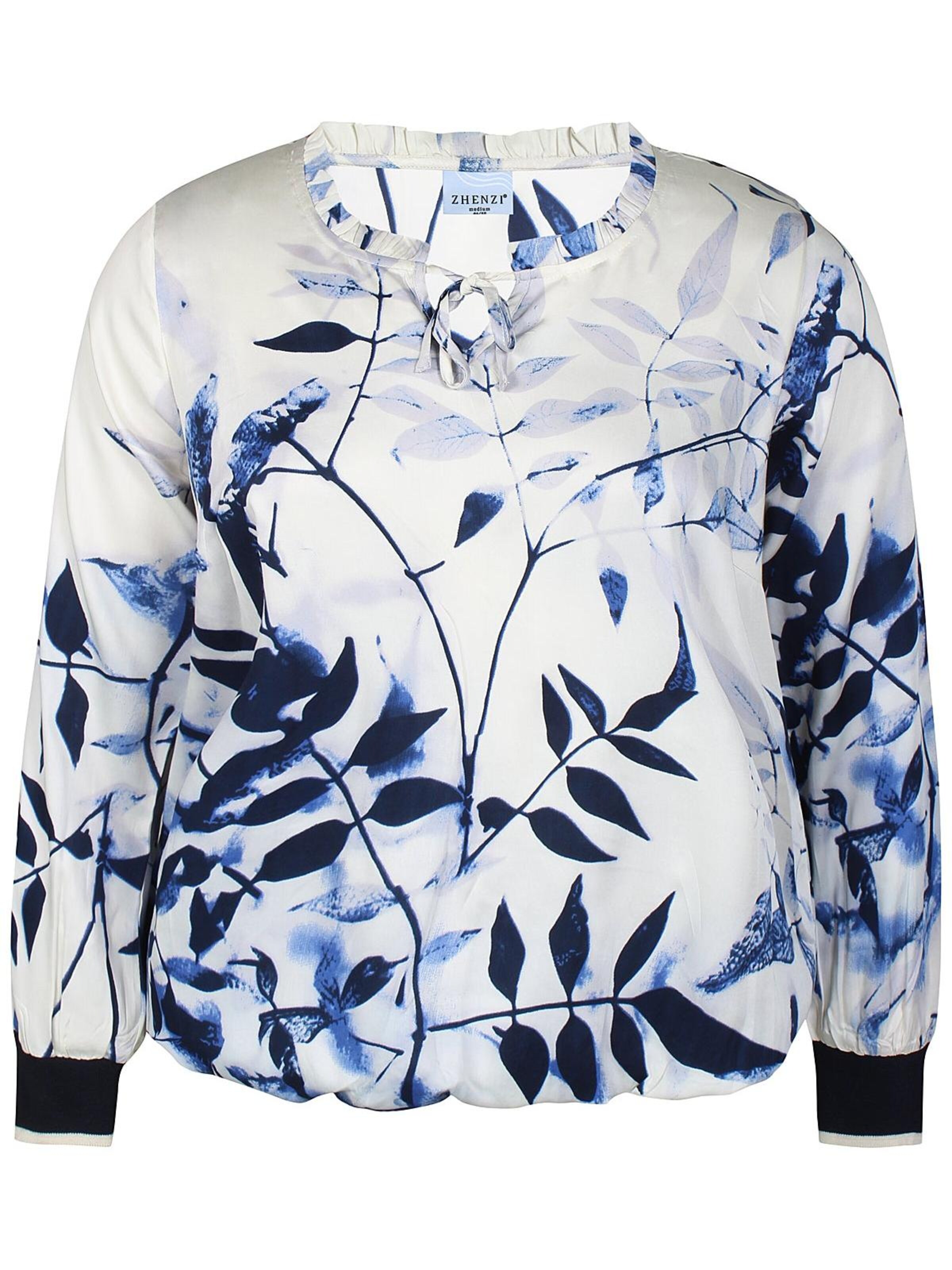 Zhenzi Bluse 'Angel 1331' in Blau: Vorderseite