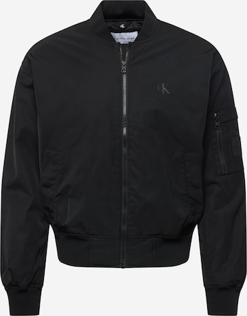 Calvin Klein Jeans - Chaqueta de entretiempo en negro: frente