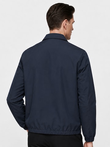 ALLTHEMEN Between-Season Jacket 'Blattwind' in Blue