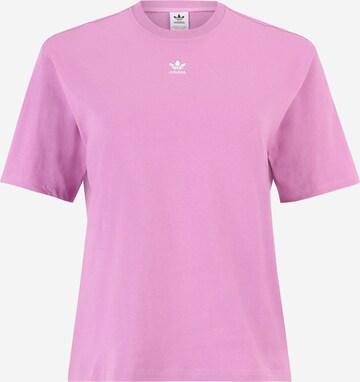 ADIDAS ORIGINALS Shirt 'Essentials' in Purple: front