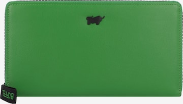 Porte-monnaies 'Capri ' Braun Büffel en vert : devant
