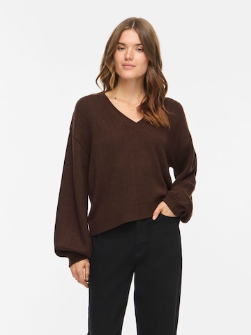 Pull-over VILA en marron : devant