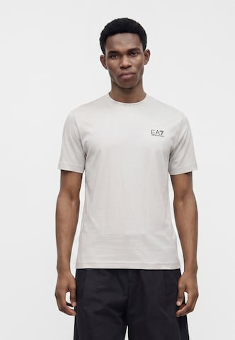 pilka EA7 Emporio Armani Marškinėliai: priekis