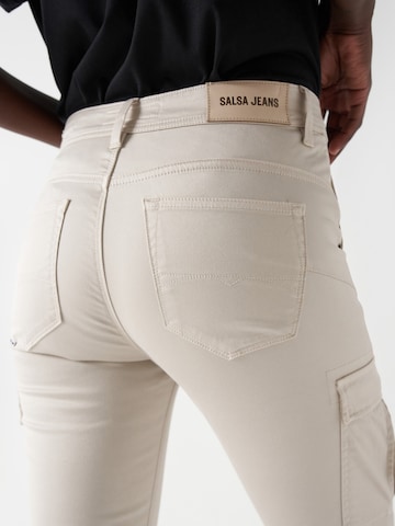 Skinny Jean Salsa Jeans en beige