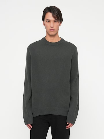 Samsøe Samsøe Svetr 'Isak' – zelená: přední strana