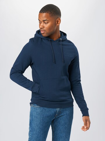 Casual Friday - Ajuste regular Sudadera 'Sebastian' en azul: frente