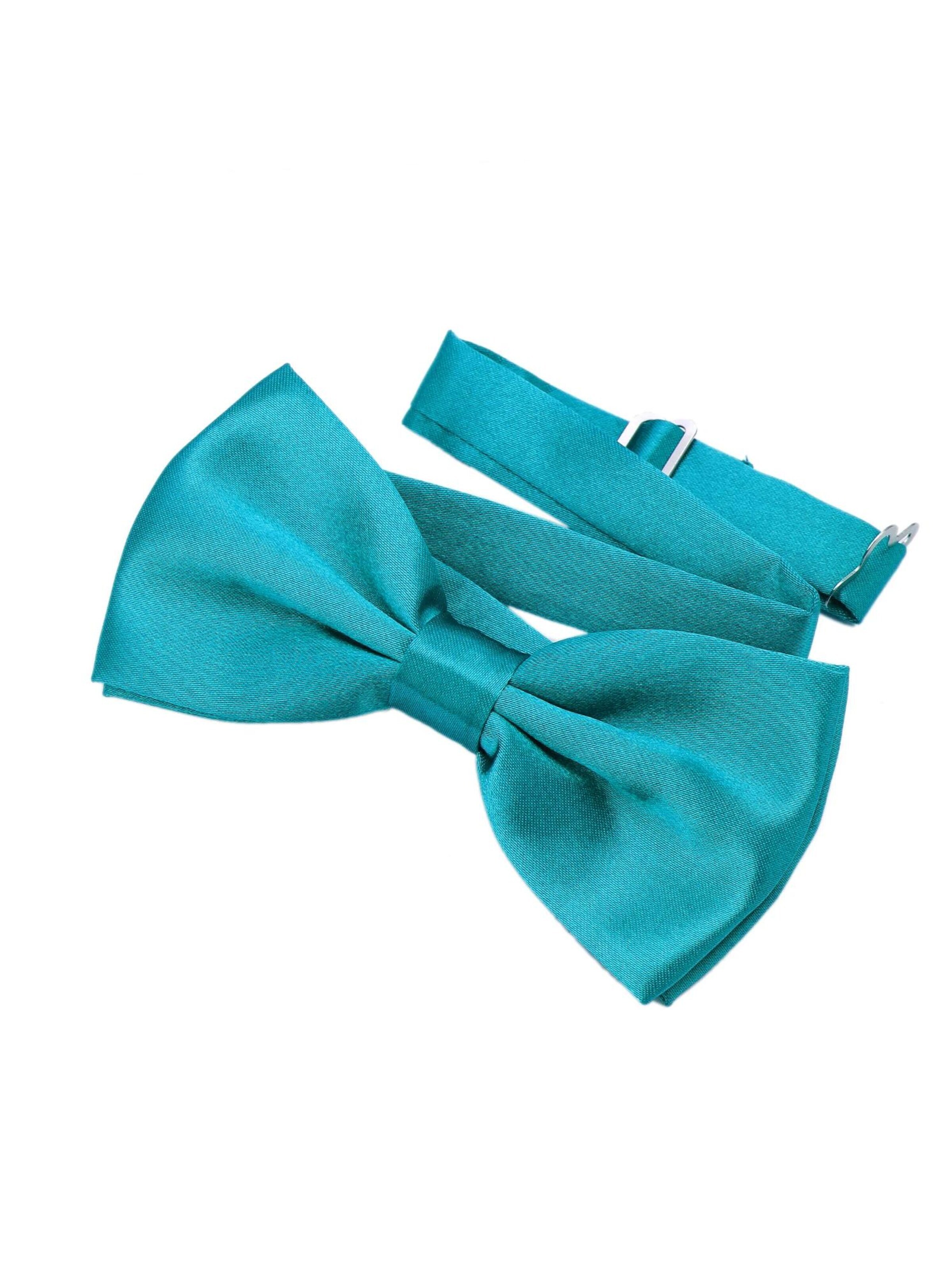 DonDon Bow Tie 'DonDon Edle nachtblaue Fliege Schleife mit Haken - bereits gebunden und verstellbar' in One size in Aqua, Item view