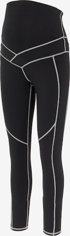 MAMALICIOUS Skinny Leggings 'Lift' i svart: framsida