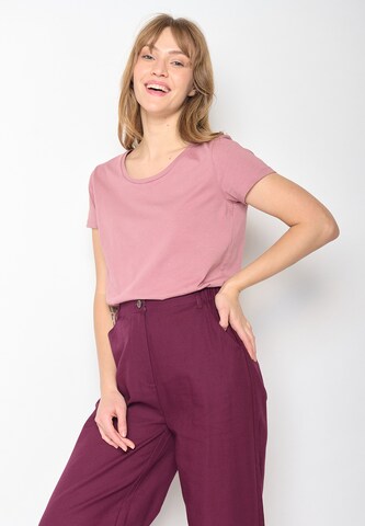 GREENBOMB Shirt 'Basic Loves' in Pink: front