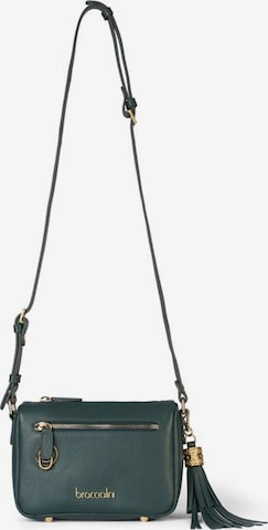 Borsa a spalla 'Margot' di Braccialini in verde: frontale