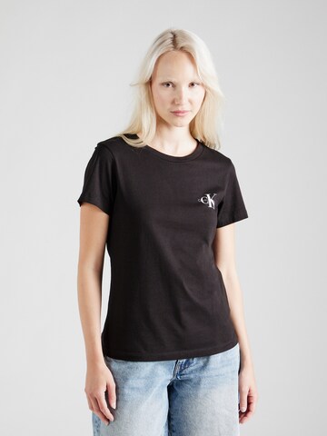 Calvin Klein JeansMajica - crna boja: prednji dio