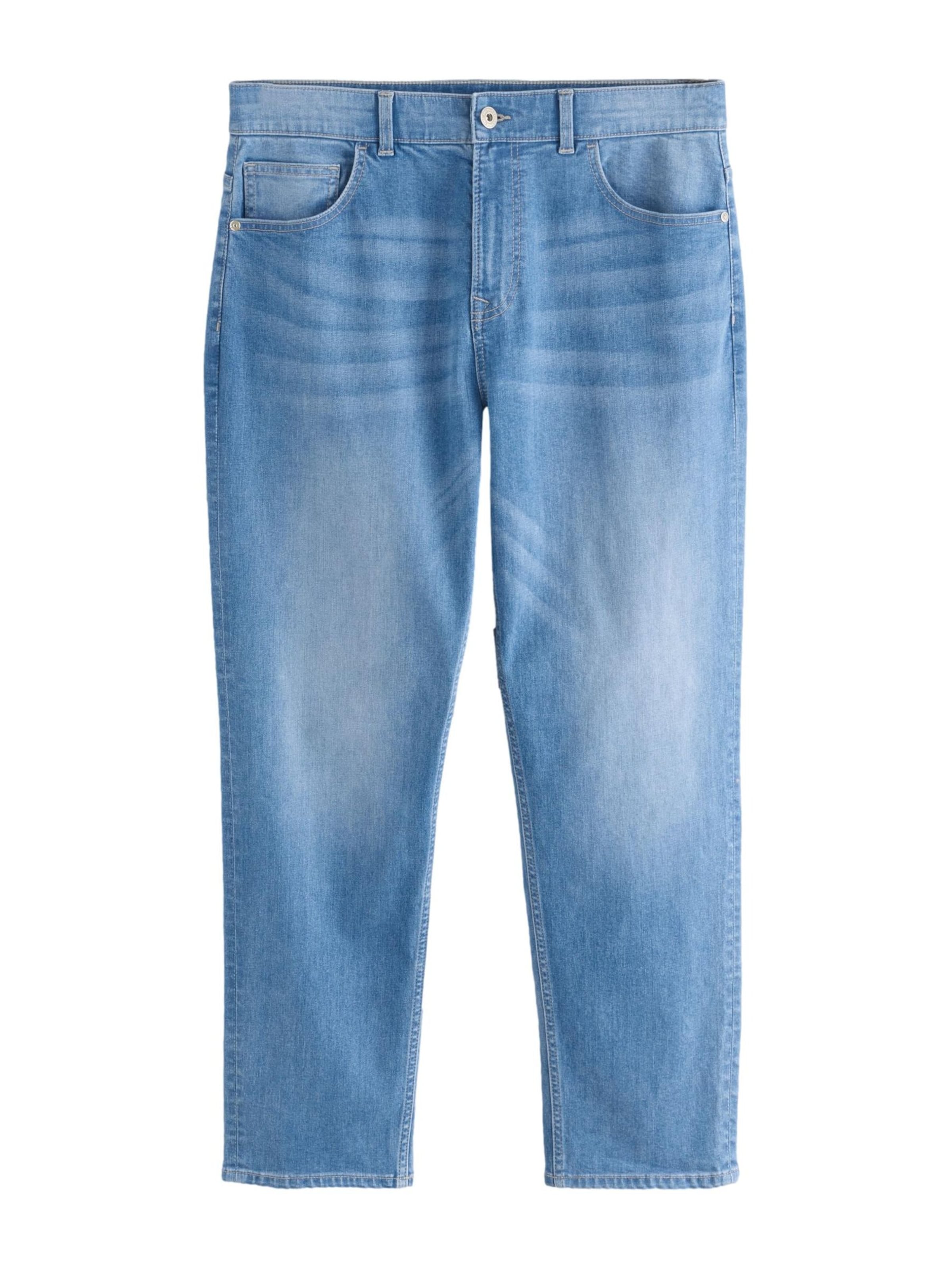 Jeans Next pe albastru, Vizualizare produs
