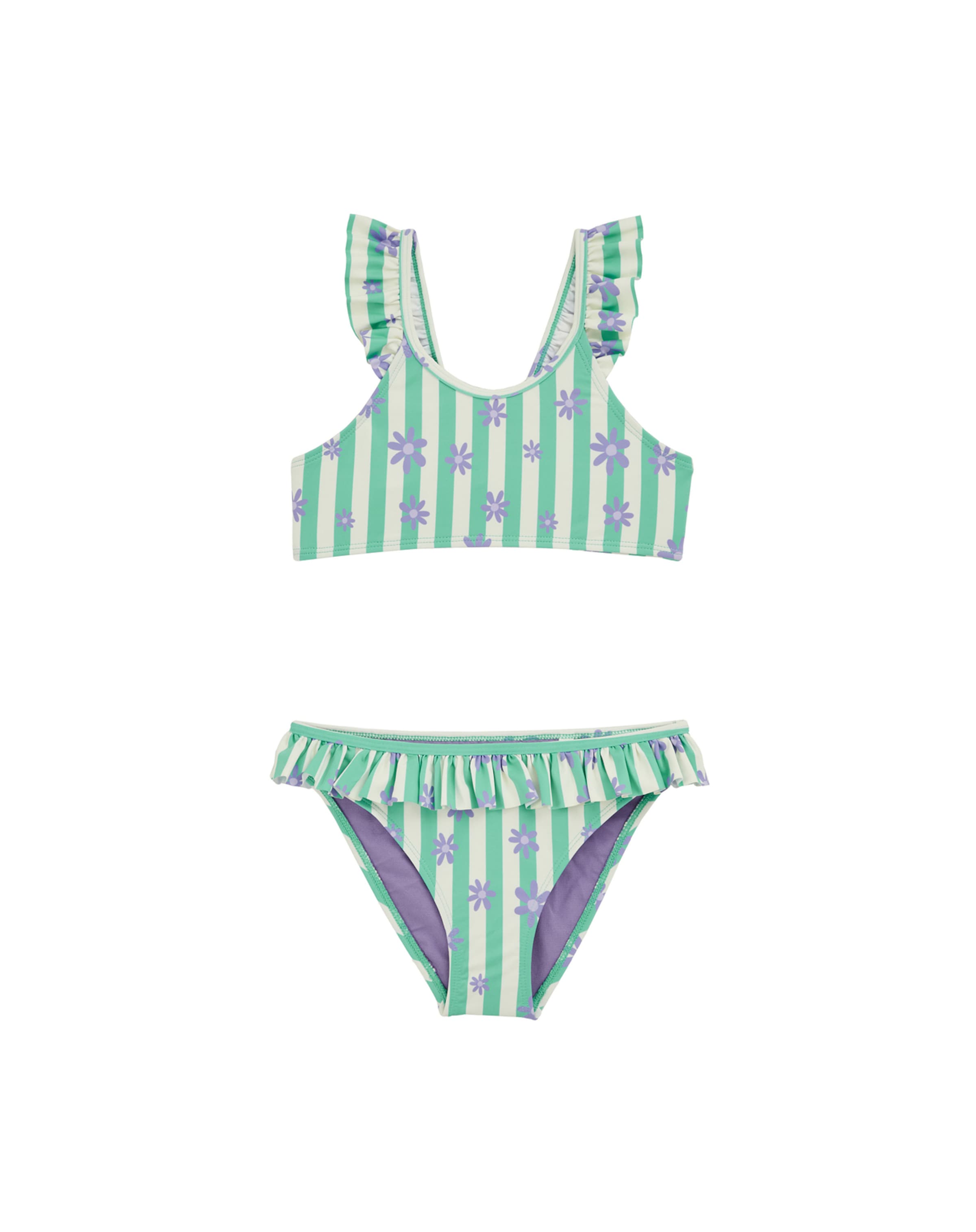 Bustier Bikini WE Fashion en vert : devant