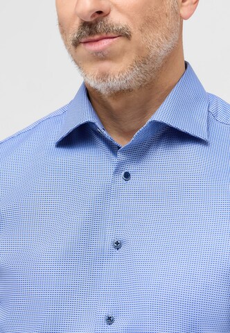 ETERNA Slim fit Button Up Shirt in Blue