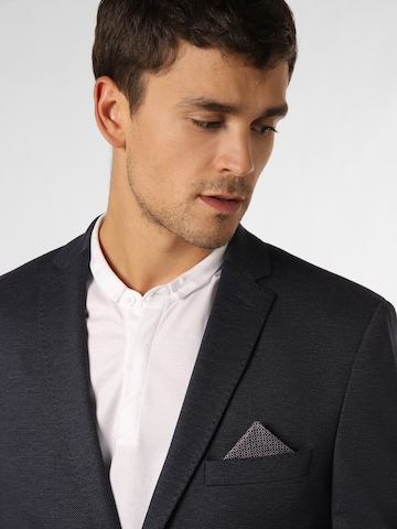 Coupe regular Veste de costume 'Maarten' Finshley & Harding en bleu