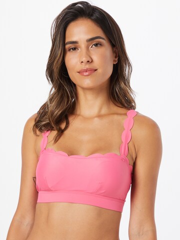 Hunkemöller Bandeau Bikini Top in Pink: front