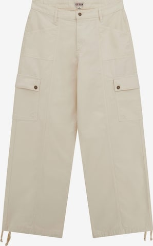 GUESS Cargo Pants in Beige: front