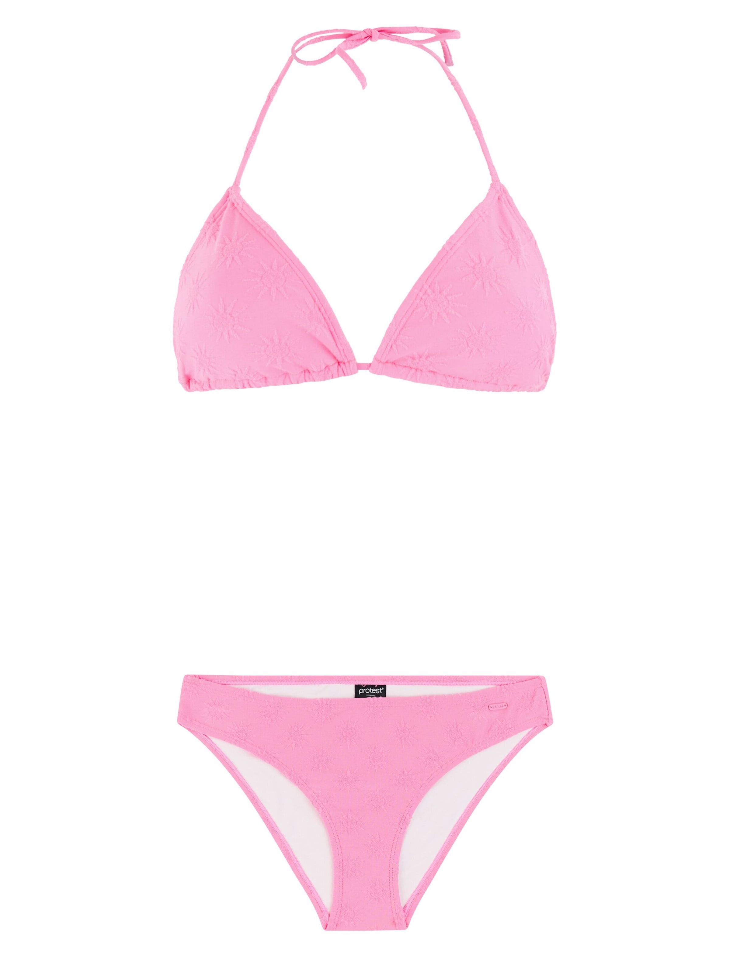 PROTEST Triangel Bikini 'PRTBalance' in Roze: voorkant
