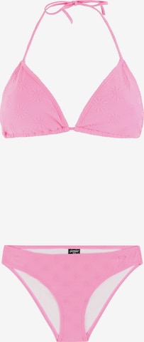 PROTEST Triangel Bikini 'PRTBalance' in Pink: Vorderseite