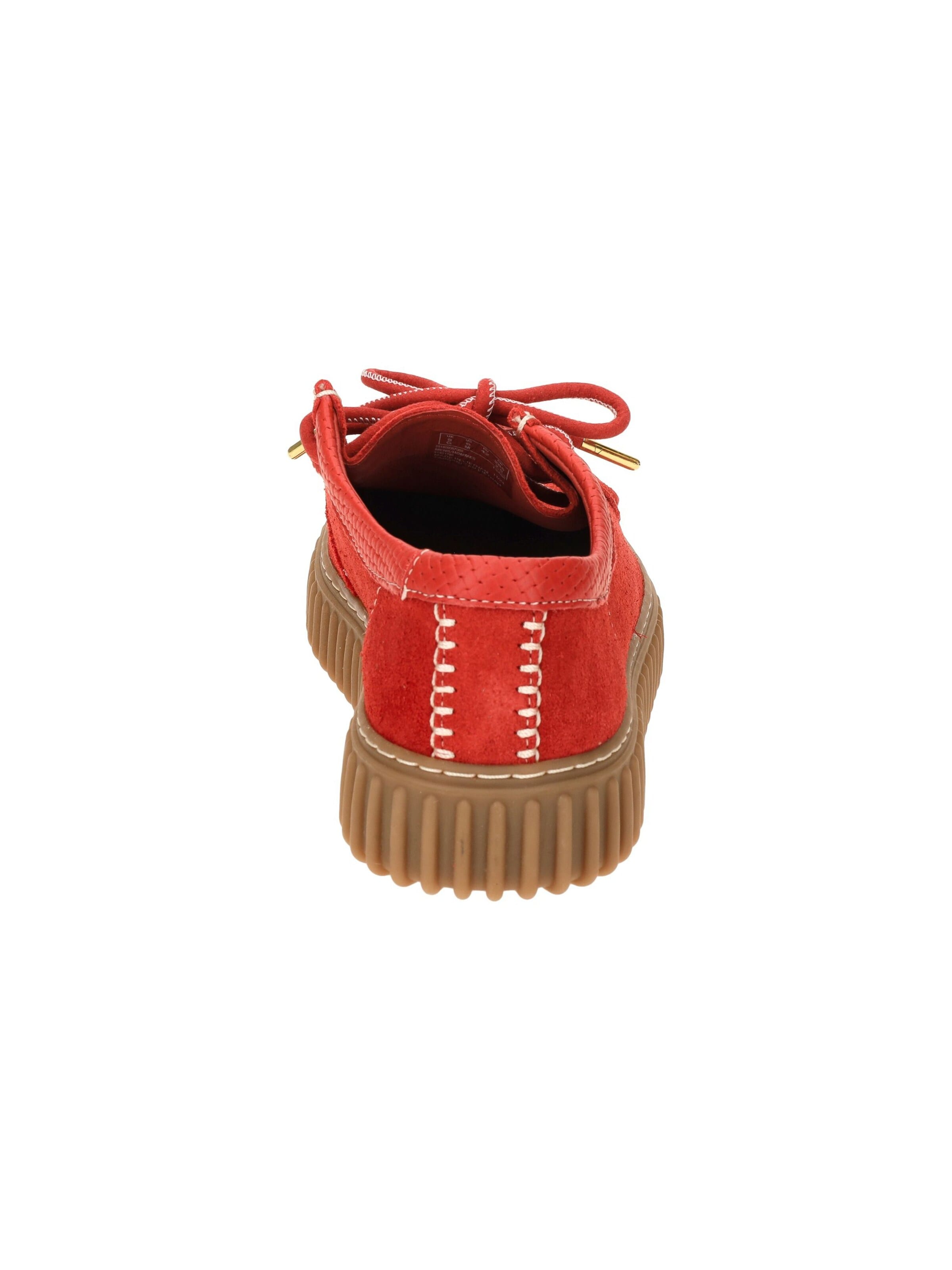 CLARKS Schnürschuh 'Torhill 26180908'‌‌‌‌‌‌‌‌ in Rot