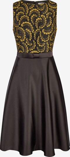 KLEO Abendkleid in goldgelb / schwarz, Produktansicht