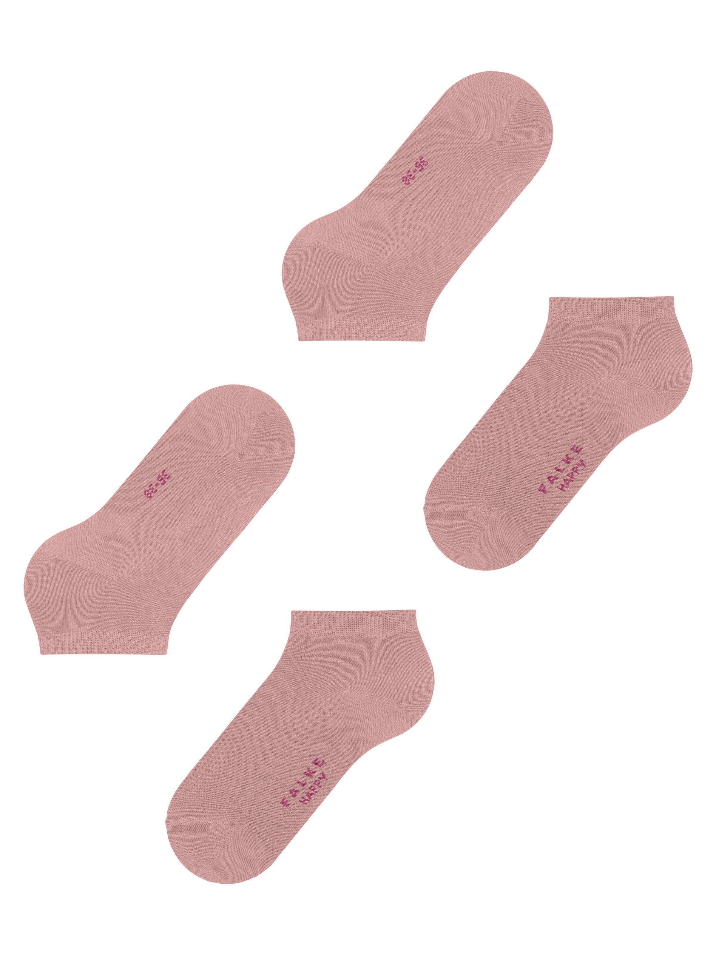 FALKE Füßlinge 'Happy 2-Pack'‌‌‌‌‌‌‌ in Rot