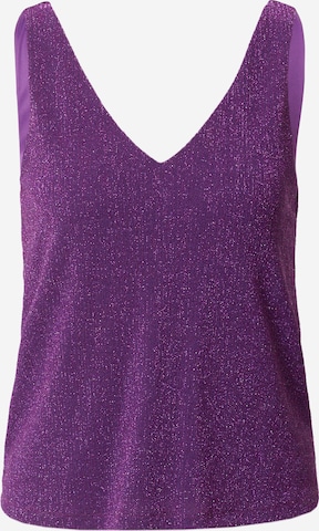 ICHI - Blusa 'NELLY' em roxo: frente