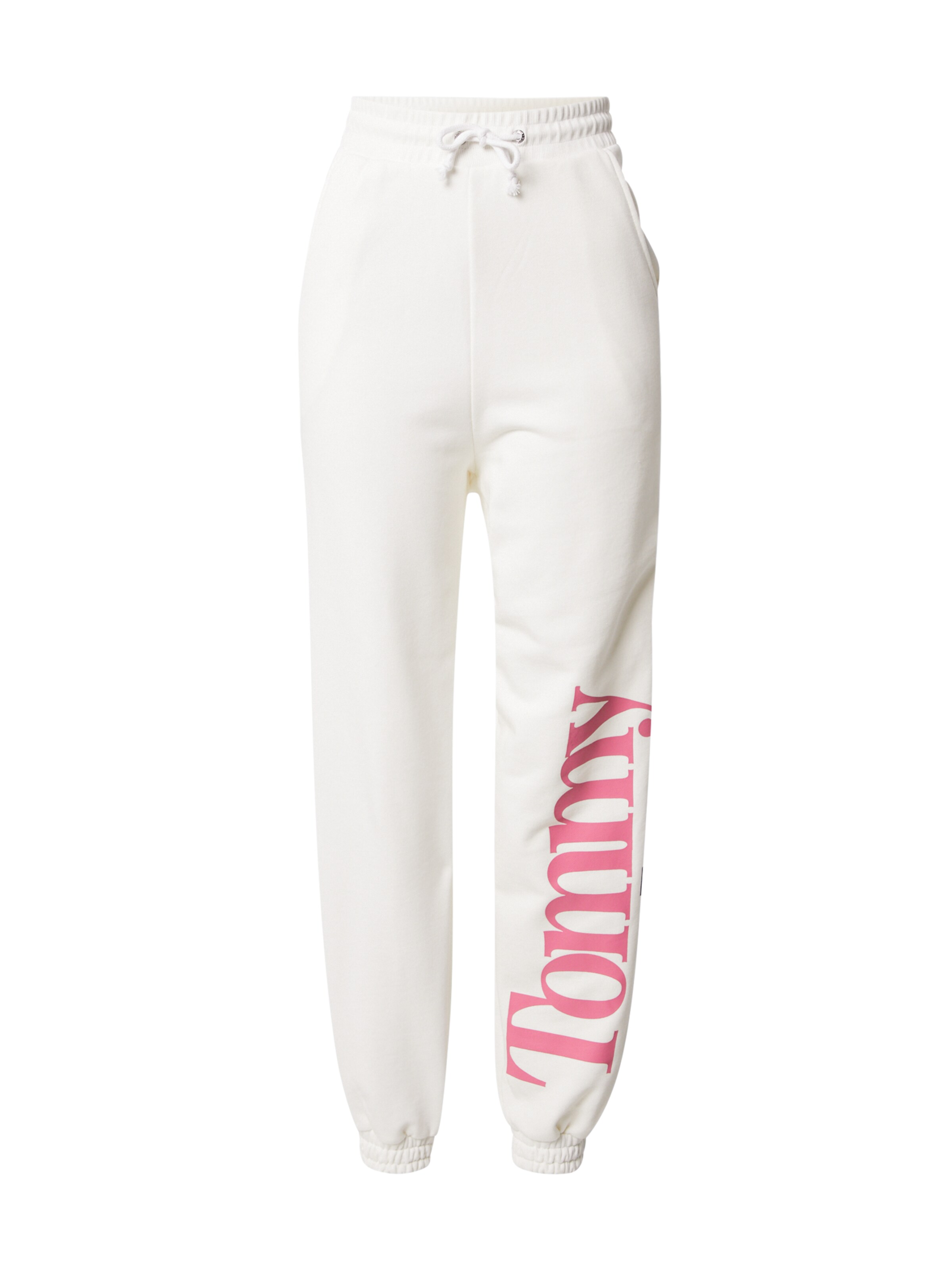 Effilé Pantalon Tommy Jeans en beige : devant