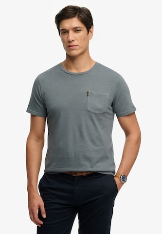 Superdry & Co Shirt 'Essentials' in Blue: front