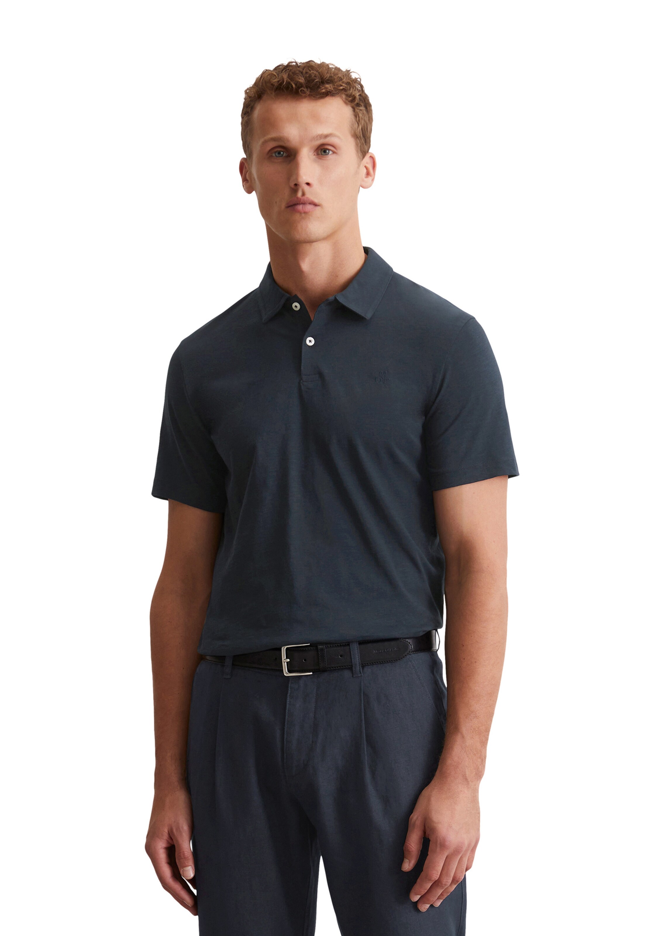 Marc O'Polo Poloshirt in Blau: Vorderseite