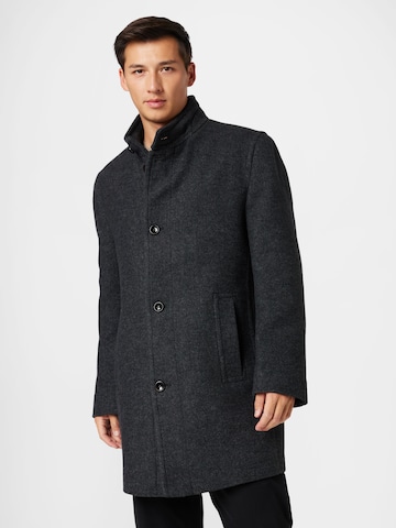 Manteau mi-saison bugatti en noir : devant