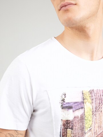 Key Largo - Camiseta 'Race' en blanco