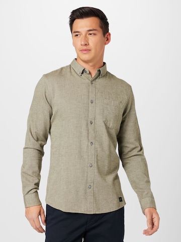 NOWADAYS Regular fit Button Up Shirt in Green: front