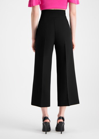 Nicowa Loose fit Pleated Pants 'Coradue' in Black