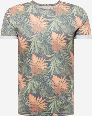 T-Shirt 'LEAF' Key Largo en mélange de couleurs : devant