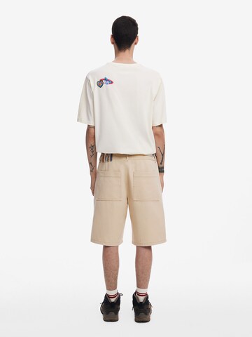 Desigual - Loosefit Pantalón en beige
