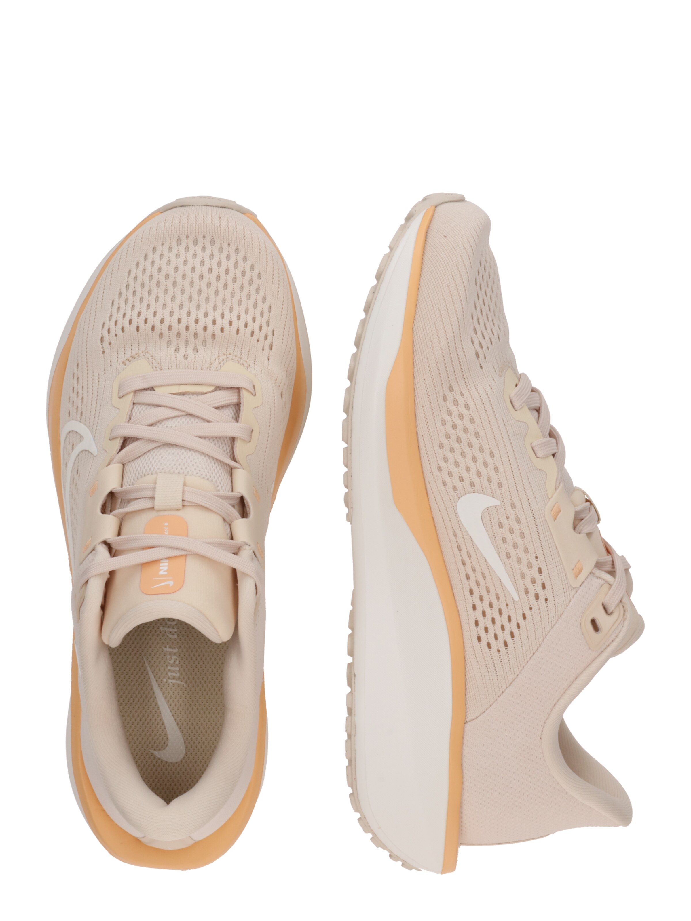 NIKE Маратонки за бягане 'Quest 6' в бежово