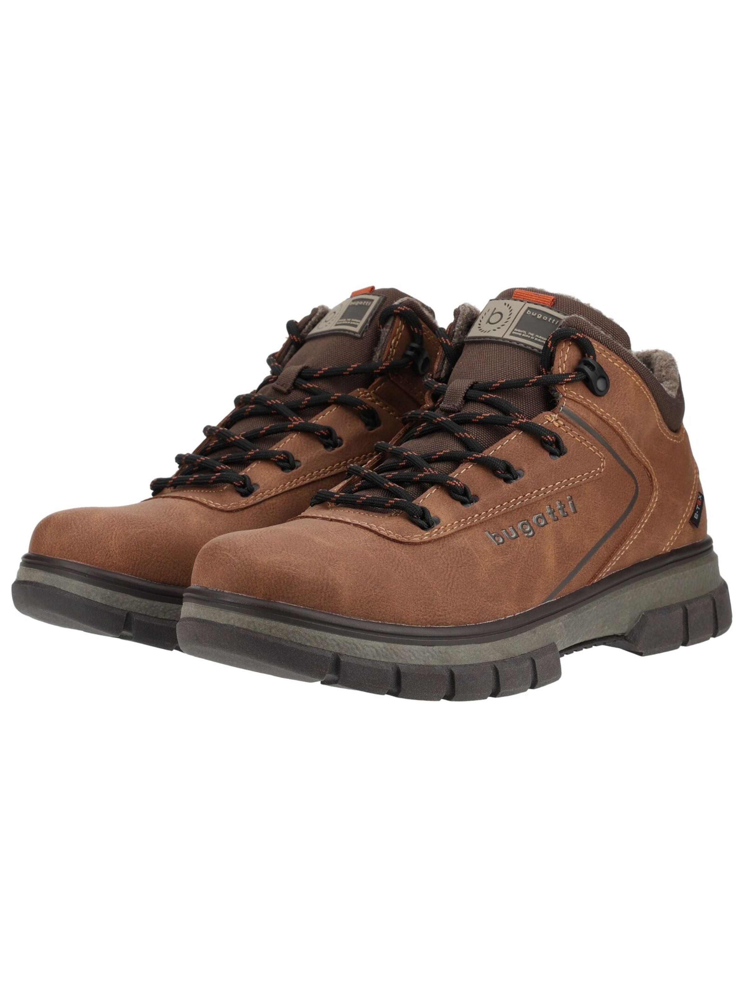 Bottines à lacets bugatti en marron