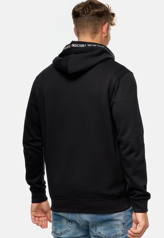 INDICODE JEANS Sweat jacket ' Mobil ' in Black