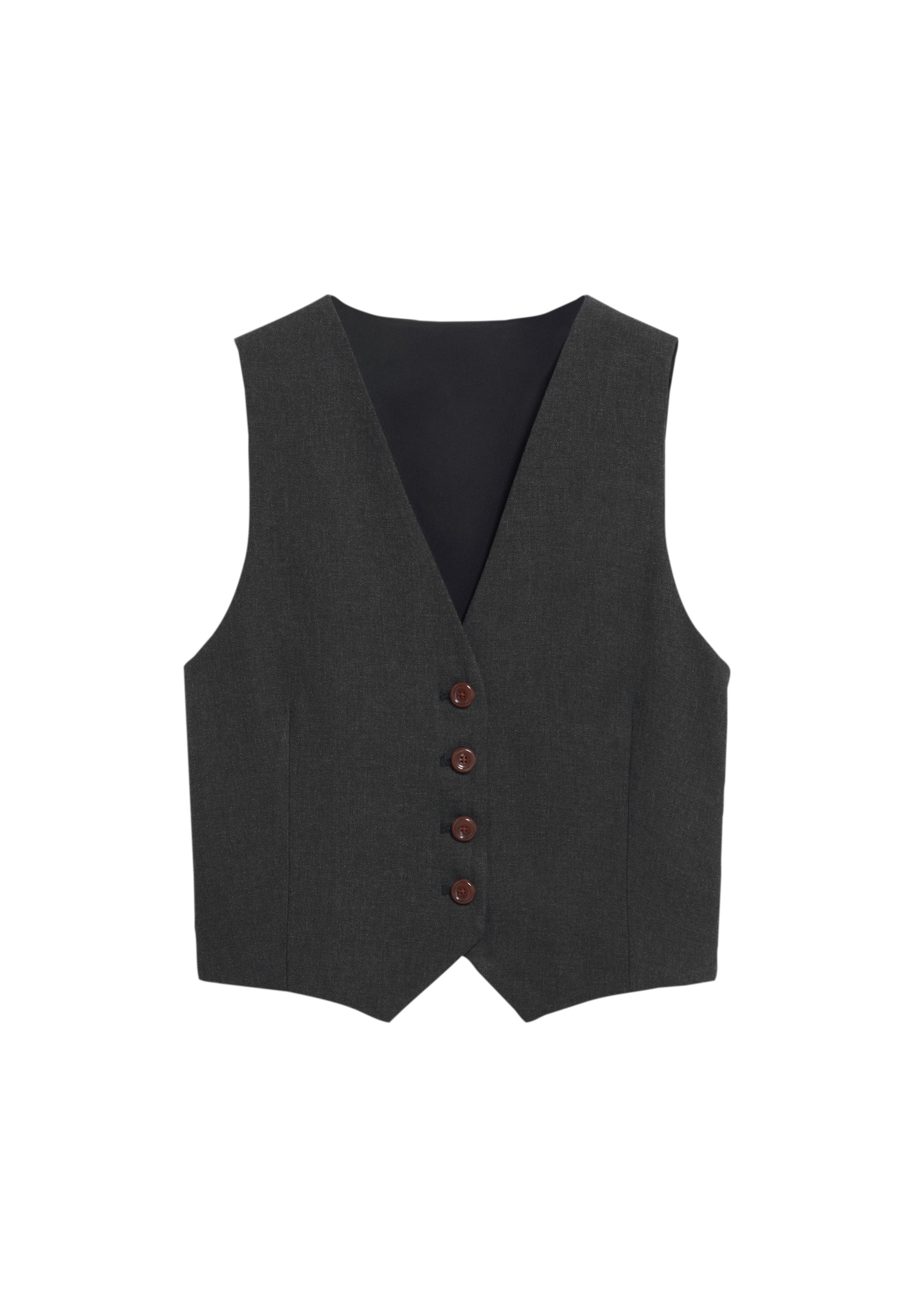 ARMEDANGELS Weste SINERIAA in Grau: Vorderseite