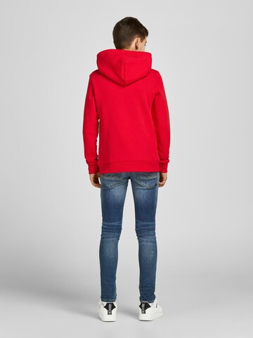 Jack & Jones Junior Regular Fit Sweatshirt i rød