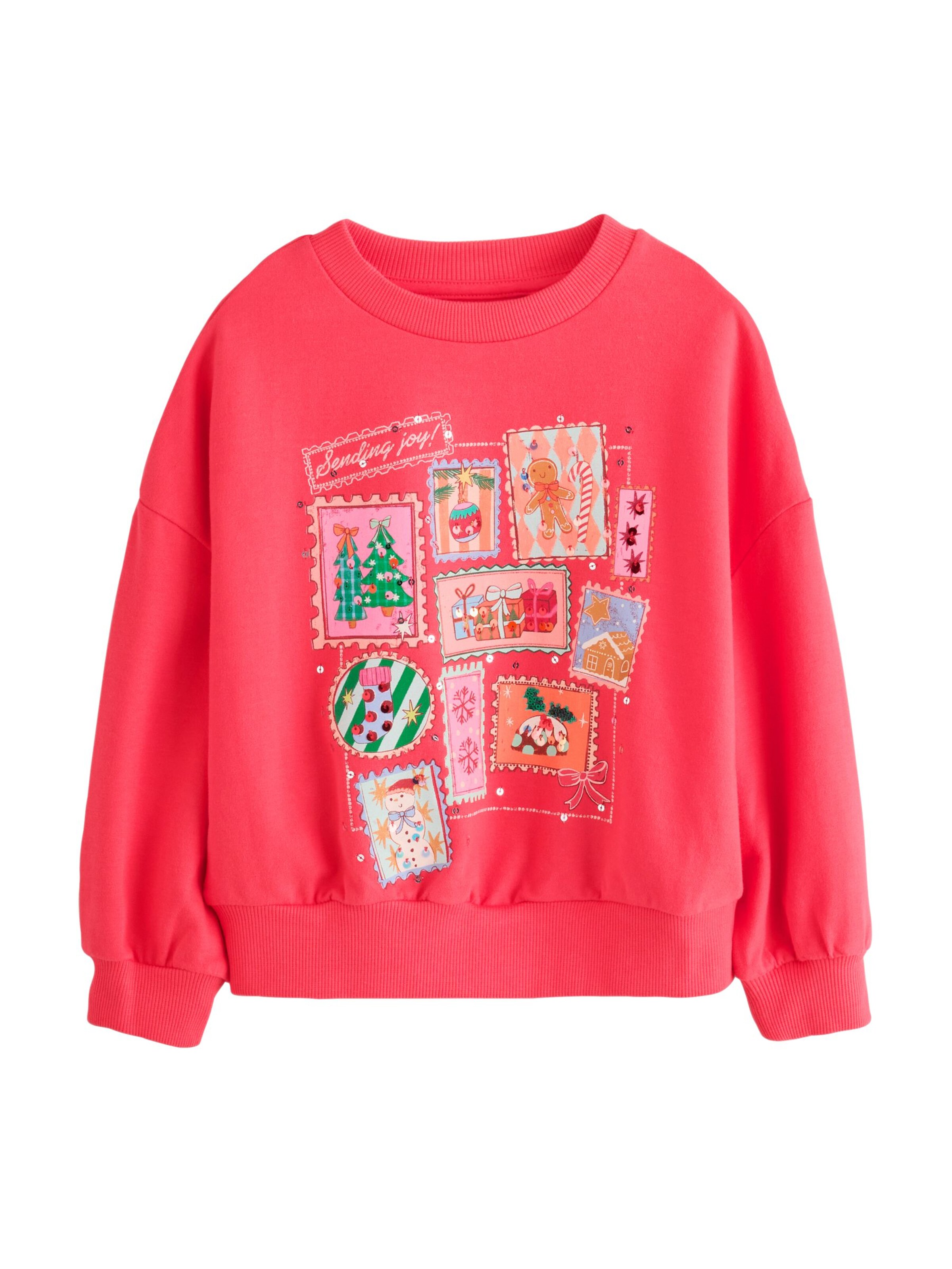 Next Sweatshirt in Oranje: voorkant