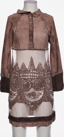 Elisa Cavaletti Kleid XS in Braun: Vorderseite