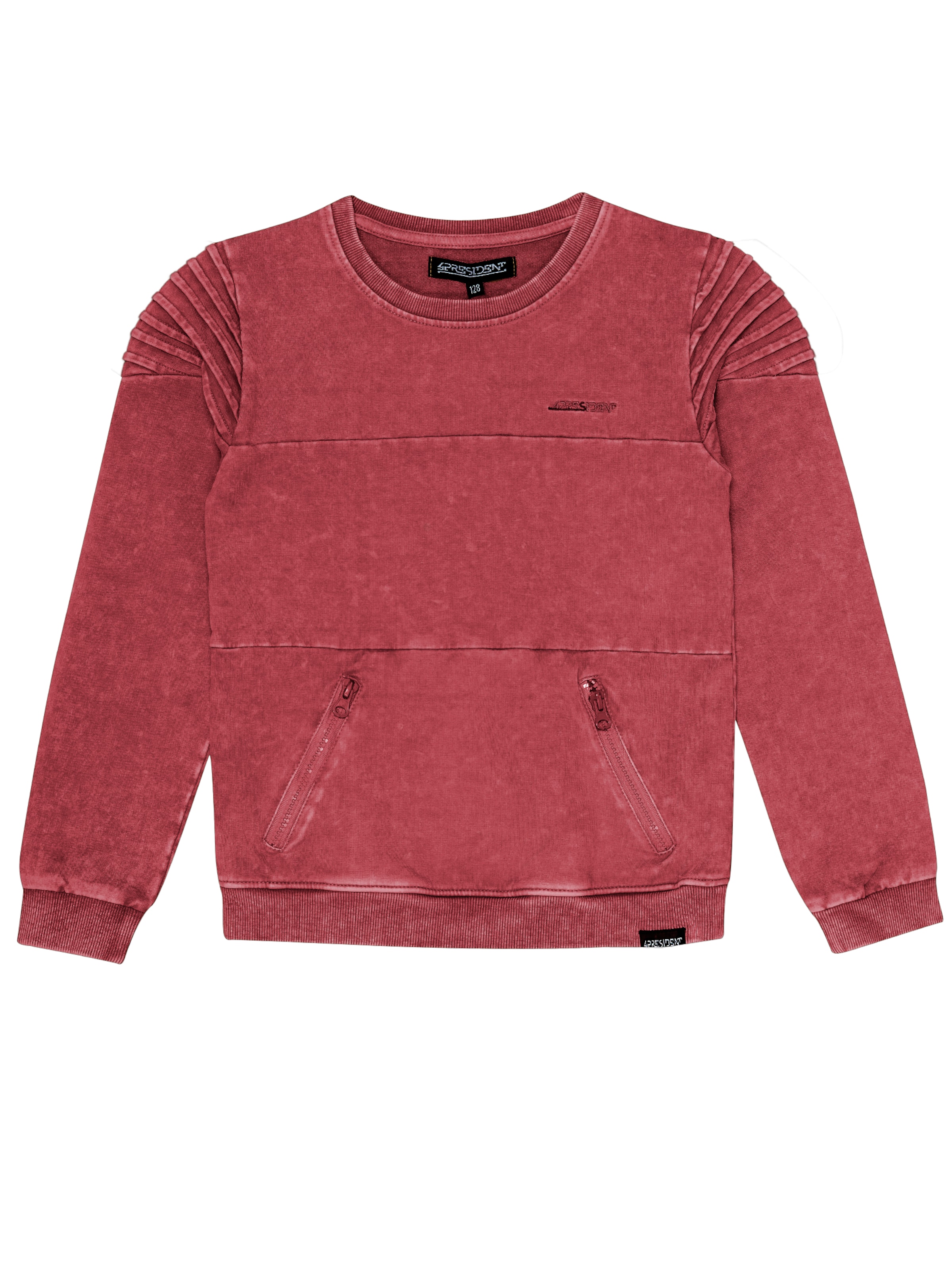 4PRESIDENT Sweatshirt 'Nick' in Red, Item view