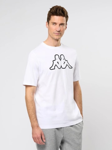KAPPA - Camisa 'KM303HZ70 005' em branco: frente