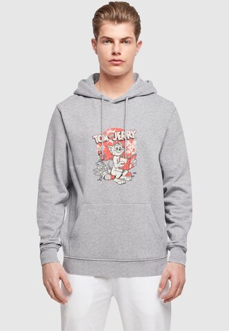 Sweat-shirt 'Tom and Jerry - Rocket Prank' ABSOLUTE CULT en gris : devant