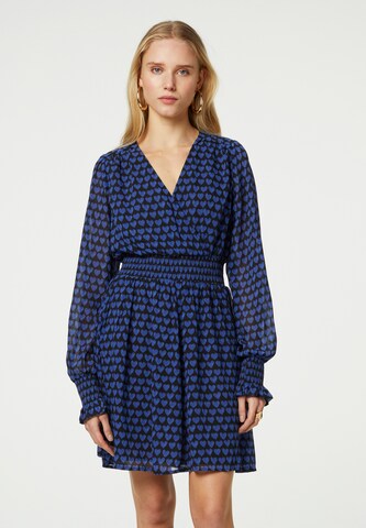 Fabienne Chapot Jurk in Blauw: voorkant
