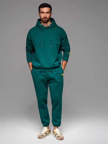 Tapered Pantaloni di Ombre in verde