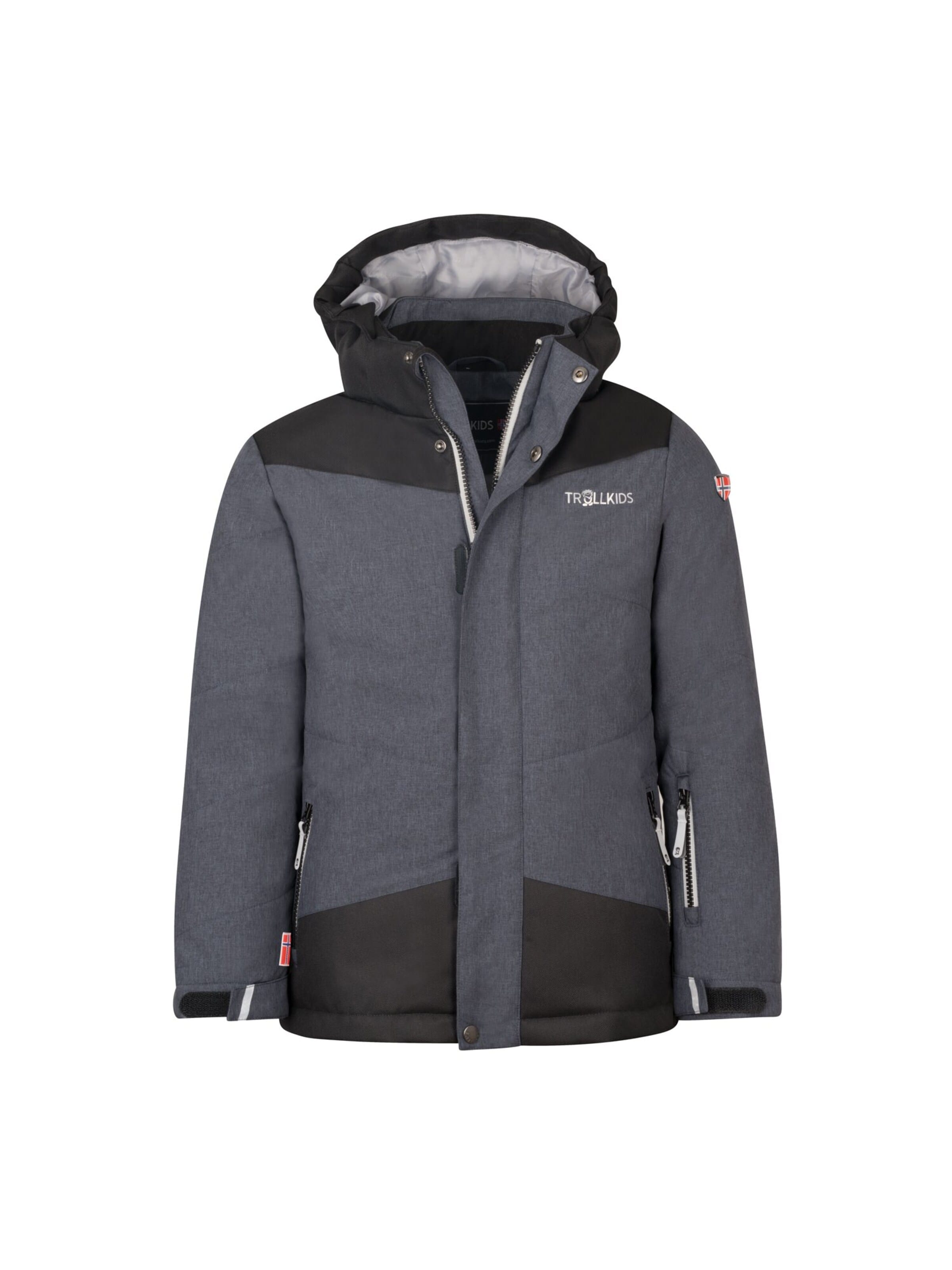 TROLLKIDS Winterjacke in Grau: Vorderseite